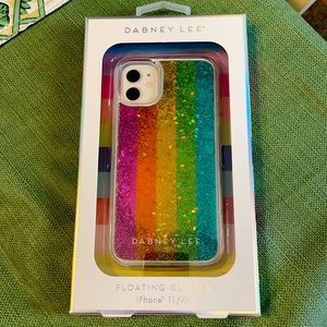 Dabney Lee Rainbow Glitter Phone Case